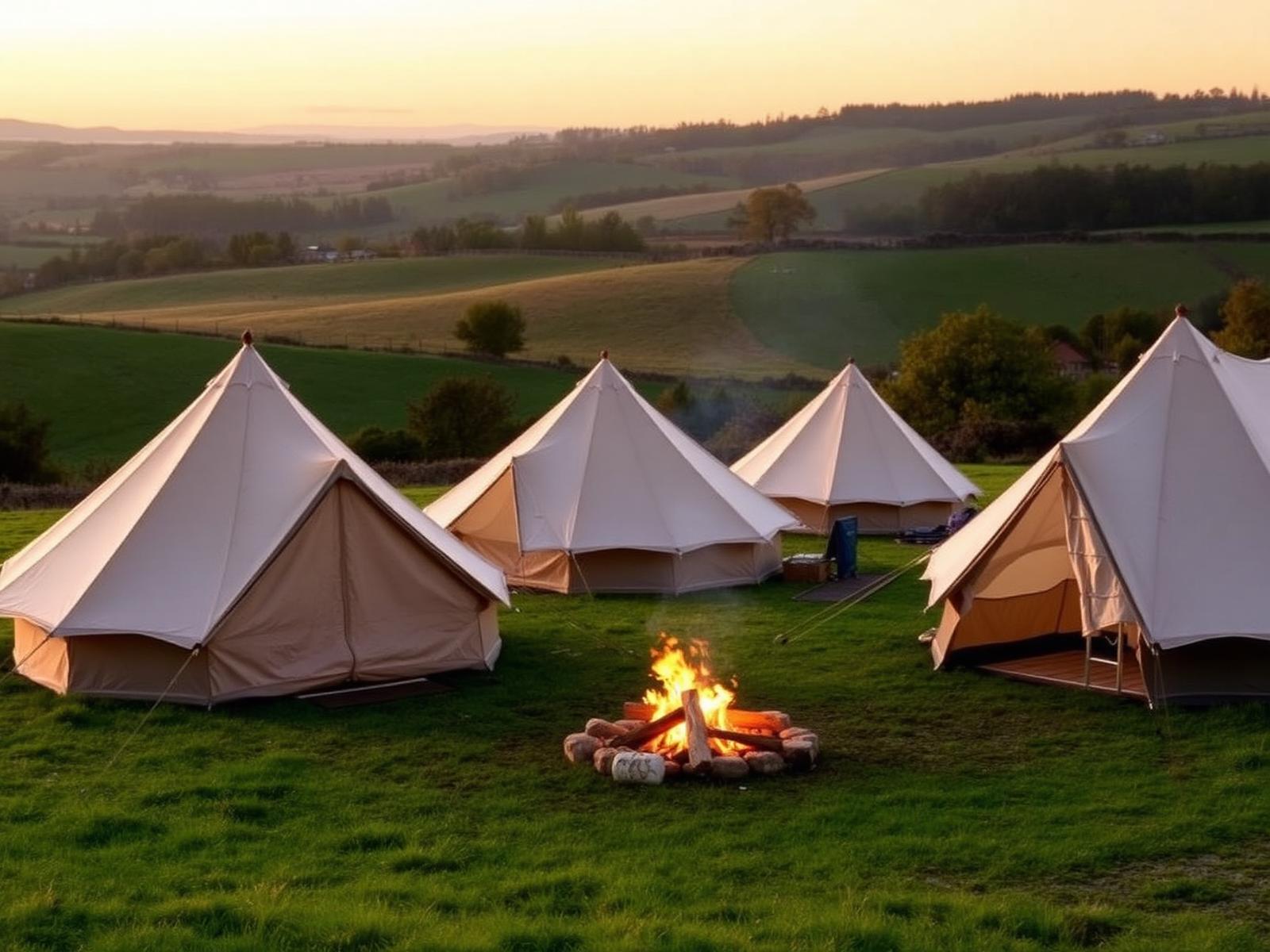 Camping at Tor Cefn